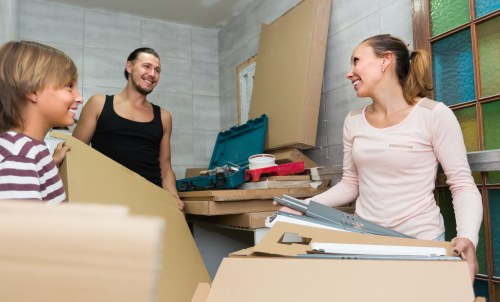 Storage Knightsbridge team preparing furniture for pick-up