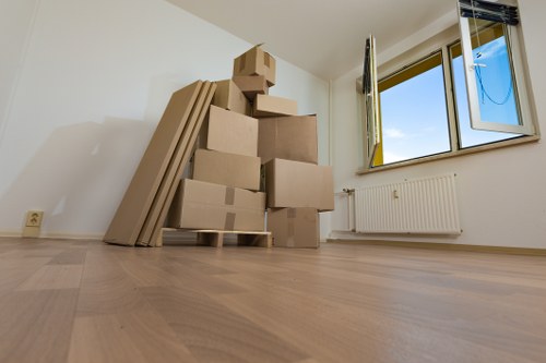Professional house removalists preparing for a move in Knightsbridge