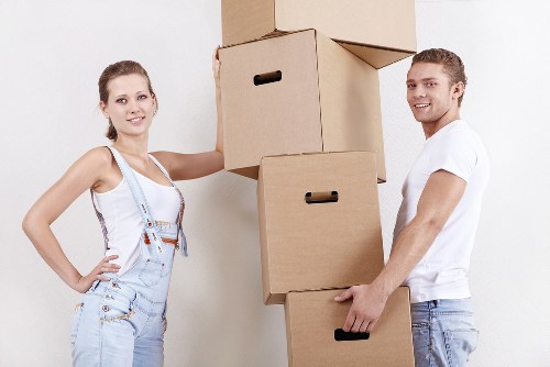 Experienced staff assisting with a move